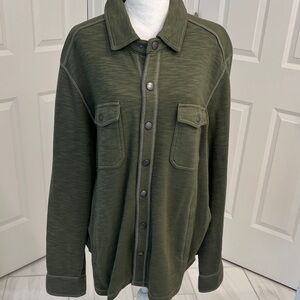 Tommy Bahama Olive Green Shirt Jacket